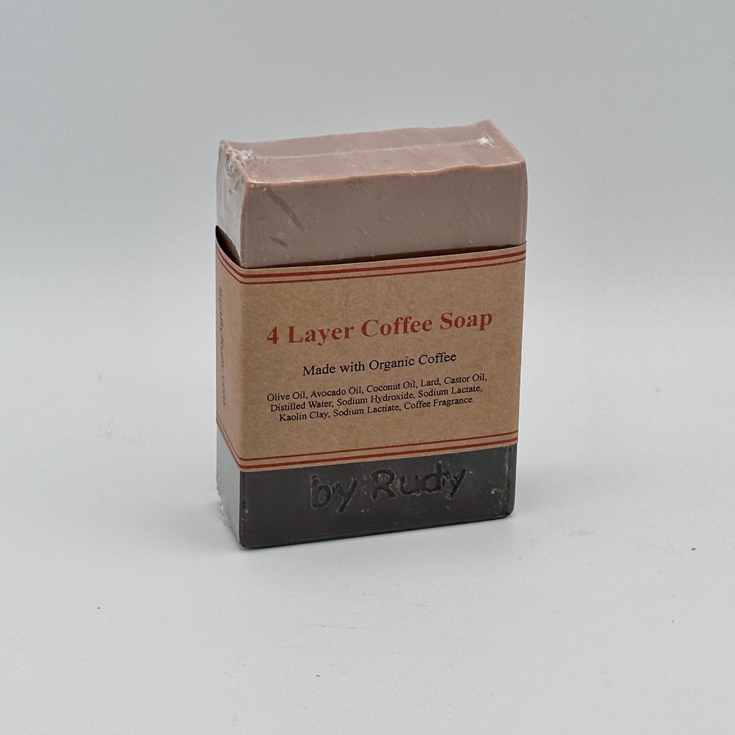 4 Layer Coffee Soap