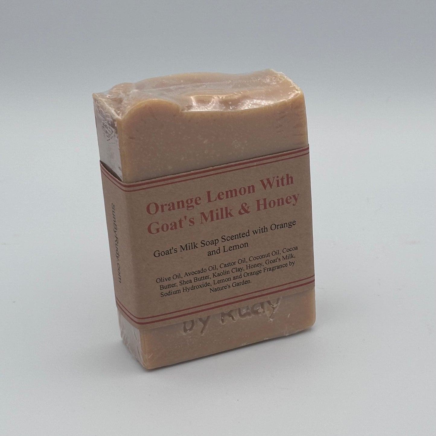 Orange/Lemon Scented Soap with Goat's Milk and Honey