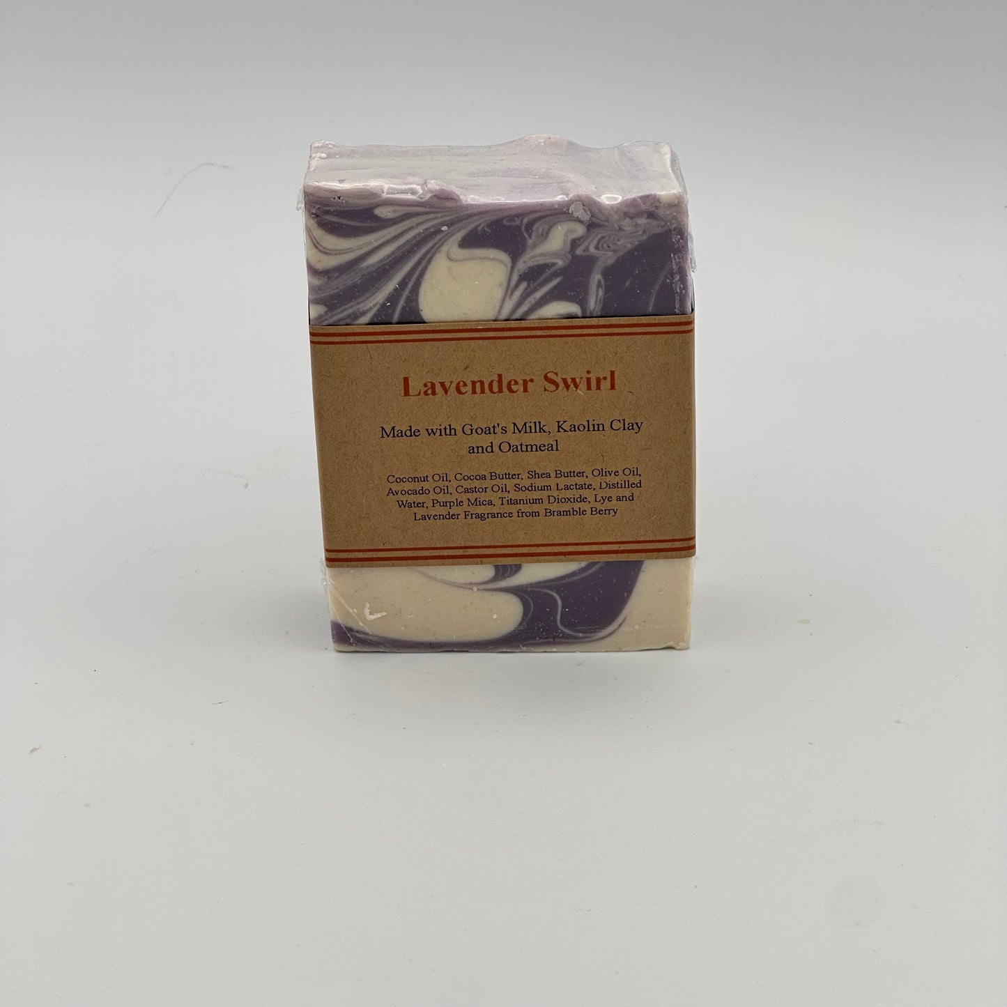 Lavender Swirl - Made with Goat's Milk, Kaolin Clay and Oatmeal