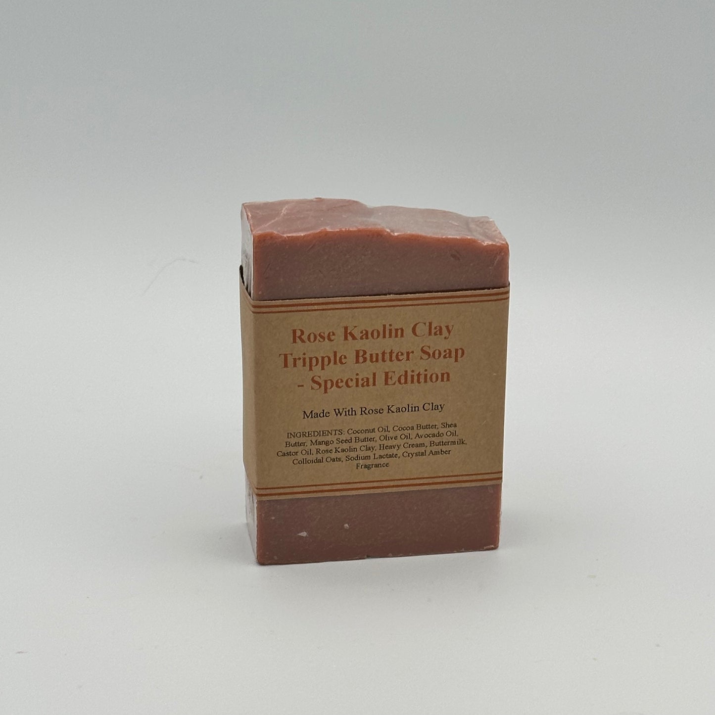 Rose Kaolin Clay Tripple Butter Soap - New Edition